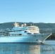 Villa Vie Odyssey is docked in Sihanoukville, Cambodia, as its operator coordinates disembarkation and temporary accommodation for residents.