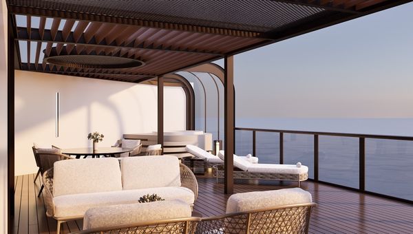Into the sunset, Skyview Regent Suite style. Into the sunset, Skyview Regent Suite style.