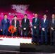 Resorts World Cruises ship and shore management, including [in fourth, fifth and sixth positions from left] Michael Goh, president; Colin Au, CEO and executive director; and Raymond Lim, COO at the Resorts World Cruises launch on the Genting Dream.