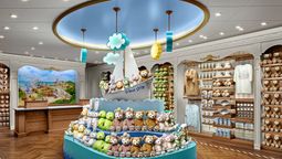 The Duffy and Friends Shop offers cruise-exclusive plush toys, apparel, and souvenirs.