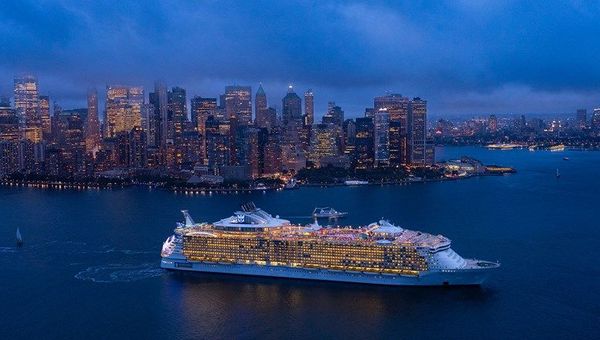 The Oasis of the Seas has completed its first cruise in 18 months. The Oasis of the Seas has completed its first cruise in 18 months.