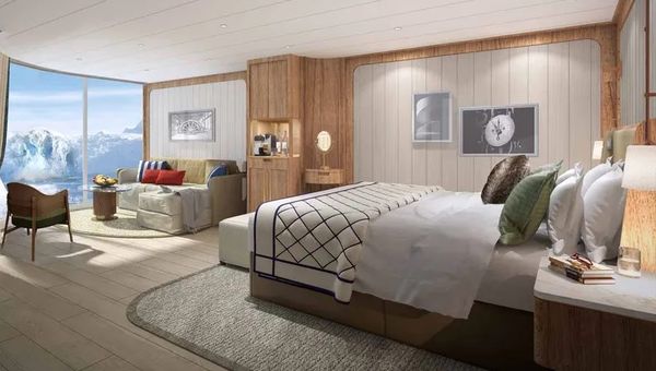 Rooms are designed to resemble those found in a luxury lodge. Rooms are designed to resemble those found in a luxury lodge.