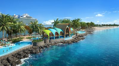 The new Royal Beach Club Paradise Island, which is set to open later this year at the Port of Nassau in the Bahamas.