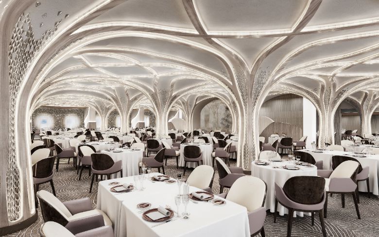 The signature Compass Edge restaurant will be redesigned on Seven Seas Grandeur.
