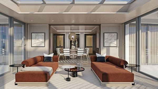 The Regent Suite boasts a sky-lit and glass-enclosed parlour. The Regent Suite boasts a sky-lit and glass-enclosed parlour.