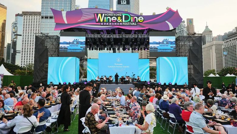 Hong Kong’s Wine and Dine Festival attracted 8,000 cruise passengers.