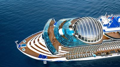 The Voyager class ships will be dual-fuel powered, similar to sister ships Sun Princess and Star Princess.