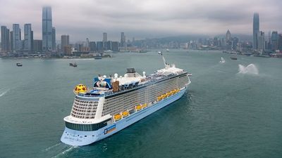 Royal Caribbean's Spectrum of the Seas in Hong Kong in May 2019.