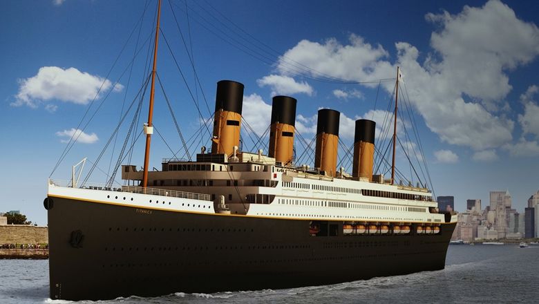 Artist impression of the Titanic II.
