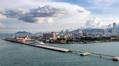 RM50 million allocated to both flight charter and cruise sectors. Penang Port pictured.