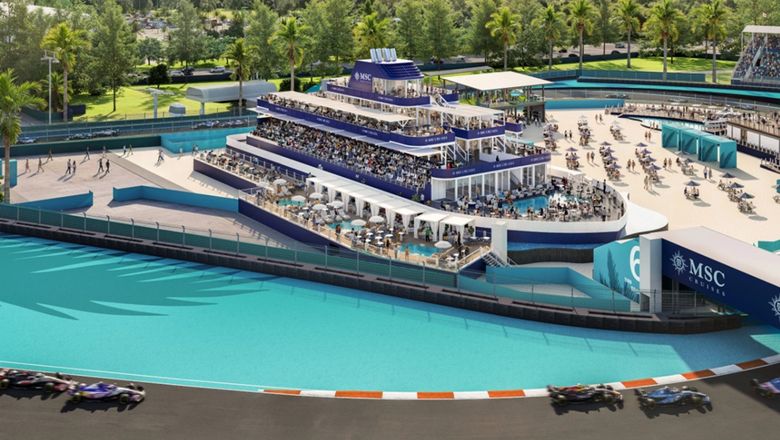 The MSC Yacht Club offers “elite race views” from multiple decks.