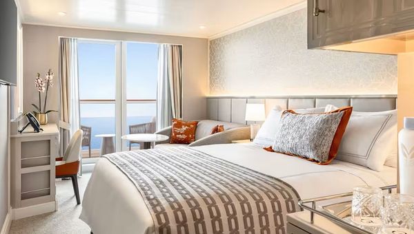 Allura’s accommodations start from 27 sqm such as its Veranda Stateroom. Allura’s accommodations start from 27 sqm such as its Veranda Stateroom.