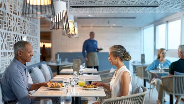 Aquamar Kitchen offers a diverse menu in a chic Mediterranean-inspired setting, featuring energising breakfast options and balanced lunch dishes. Aquamar Kitchen offers a diverse menu in a chic Mediterranean-inspired setting, featuring energising breakfast options and balanced lunch dishes.