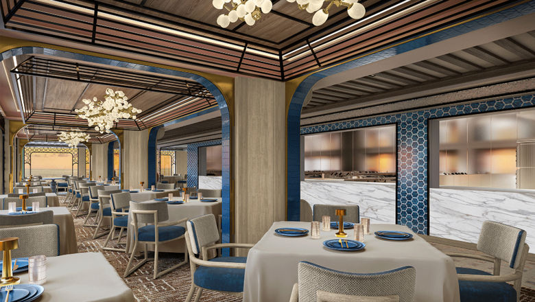 Azure will reflect flavours from around the Mediterranean.