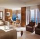 The living area in a Crystal Penthouse Suite on the Crystal Symphony.