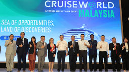 VIPs and industry leaders take the stage at CruiseWorld Malaysia 2025, held for the first time in Penang on 10 June 2025.