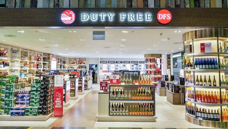 DFS SCC store at HarbourFront Arrival terminal