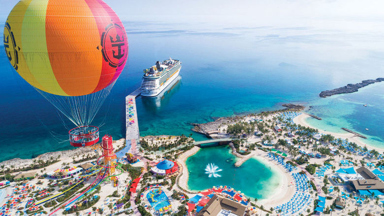 Royal Caribbean Group said the introduction of Perfect Day at CoCoCay, Royal's private island in the Bahamas, has helped to reduce the price gap with land-based resorts.