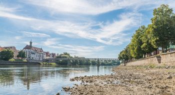 As the Danube shrinks, wrecks from Germany's retreating forces emerge from the mud.