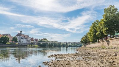 As the Danube shrinks, wrecks from Germany's retreating forces emerge from the mud.