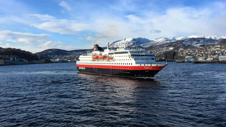 Hurtigruten’s MS Nordlys in Norway.