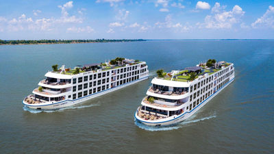 Scenic Spirit and Spirit II, with the latter launching 2028 on the Mekong River.