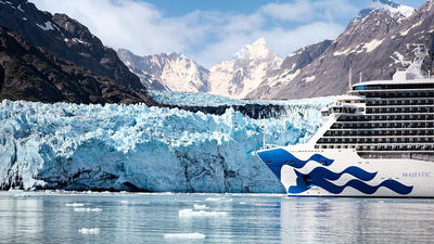 View of Margerie Glacier from Crown Princess.