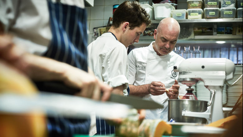 Chef Mark Best in his element.