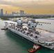 HMS Prince of Wales arrived in Singapore on 23 June, docking at the Marina Bay Cruise Centre Singapore for 7 days.