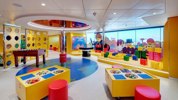 The LEGO Play Area on MSC Bellissima.