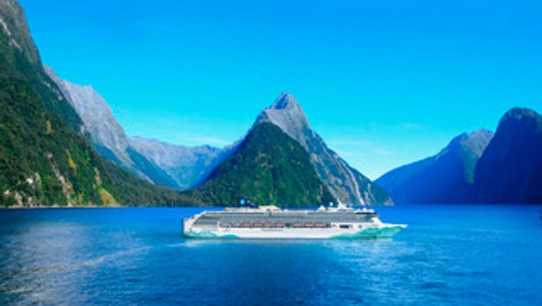 International cruise ships will once again explore New Zealand’s stunning scenery.