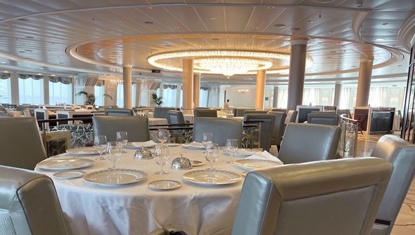 Riviera’s grand dining room. Riviera’s grand dining room.