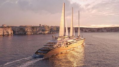 Three 1,500-sqm sails built with SolidSail technology allow for up to 100% propulsion.