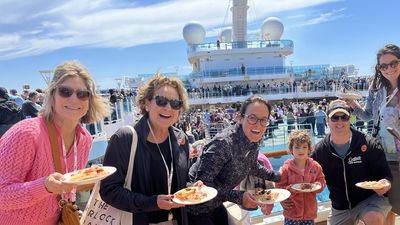 Princess Cruises achieved the Guinness World Records title for the "World's Largest Pizza Party" on 12 July.