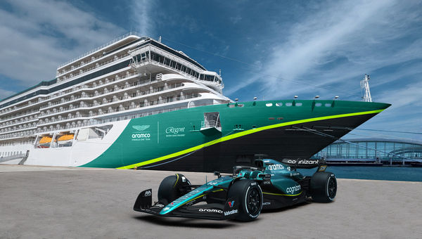 Regent Seven Seas Cruises' partnership with the Aston Martin Aramco Formula One Team offers guests exclusive experiences like VIP driving tours and behind-the-scenes access.