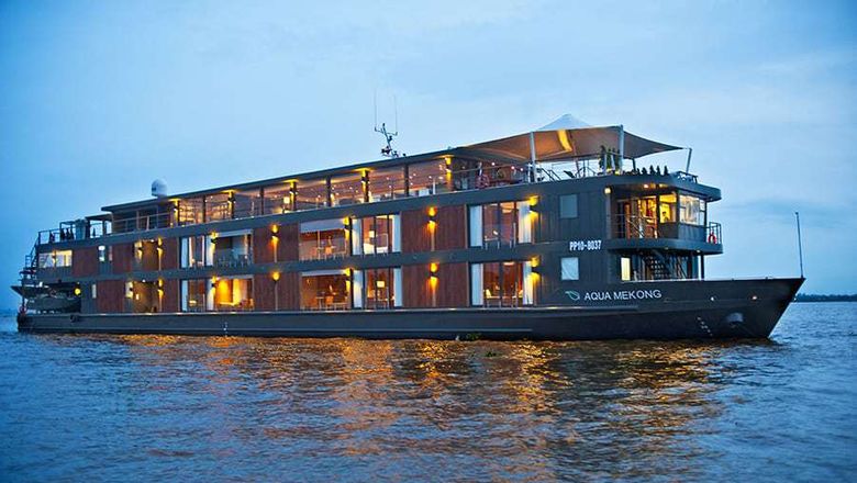 Aqua Expeditions offers 3-4 day Mekong River cruises with daily excursions, departing from Cambodia and Vietnam.