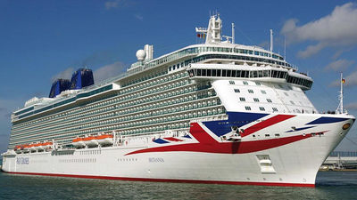 During a violent storm off Mallorca, the Britannia collided with an oil tanker.
