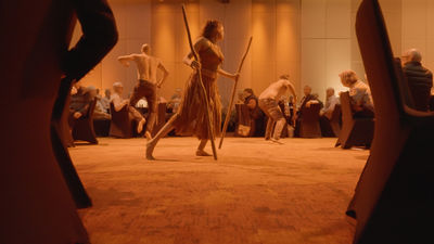 Silversea guests relished a curated dinner prepared by an Indigenous chef, accompanied by captivating performances from First Nations artists.