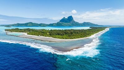 The Silver Dawn will transport guests to remote and exotic destinations such as Mount Otemanu in Bora Bora, Society Islands, French Polynesia.