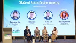 From left: Dato Azman Shah Mohd Yusuf, CEO, MMC Port Holdings; Michael Goh, president, StarDream Cruises; Ooi Chok Yan, CEO, Penang Global Tourism; Xinyi Liang-Pholsena, editorial directior, Northstar Travel Group