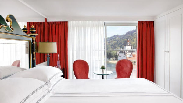 The French Balcony Room on Trafalgar Reverie features floor-to-ceiling glass doors, river views, modern décor, ensuite bathroom, and a bright, airy space for relaxation. The French Balcony Room on Trafalgar Reverie features floor-to-ceiling glass doors, river views, modern décor, ensuite bathroom, and a bright, airy space for relaxation.