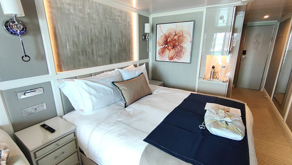 The Concierge Stateroom boasts ample nature light.