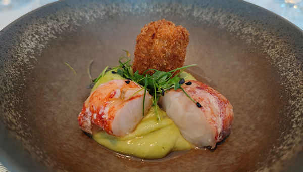 Lobster medallion scallop.
