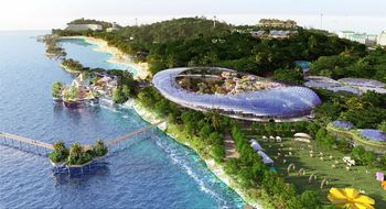 Along the southern coast, the Sensorium will anchor a new beachfront lifestyle precinct, combining indoor attractions, green public spaces and a flexible venue for festivals and events.