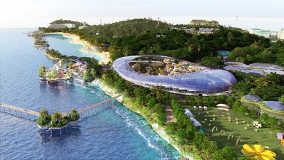 Along the southern coast, the Sensorium will anchor a new beachfront lifestyle precinct, combining indoor attractions, green public spaces and a flexible venue for festivals and events.