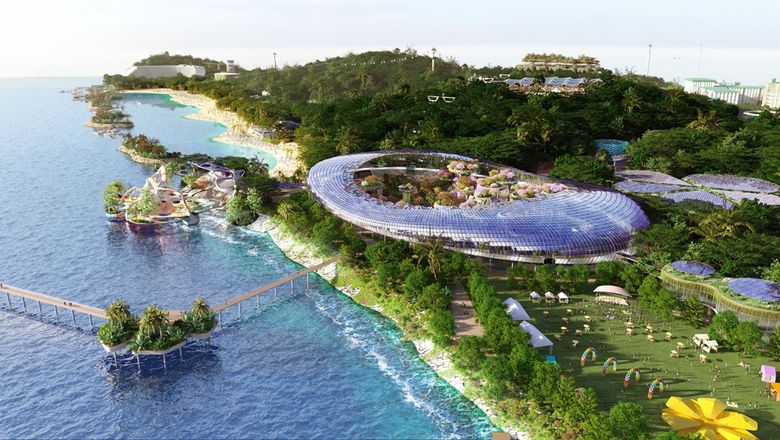 Along the southern coast, the Sensorium will anchor a new beachfront lifestyle precinct, combining indoor attractions, green public spaces and a flexible venue for festivals and events.