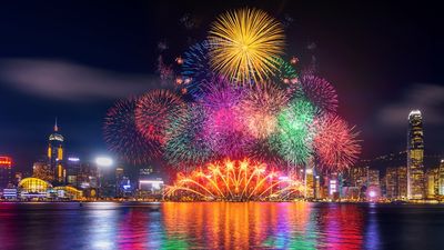 Hong Kong will be broadcasting its fireworks display worldwide.
