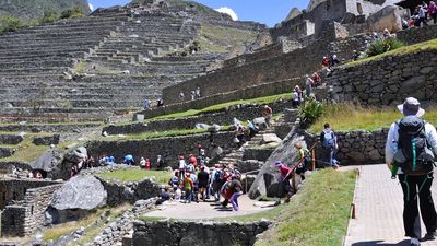 Peru evacuates tourists from Machu Picchu as residents demand new bus operator in ongoing protests.