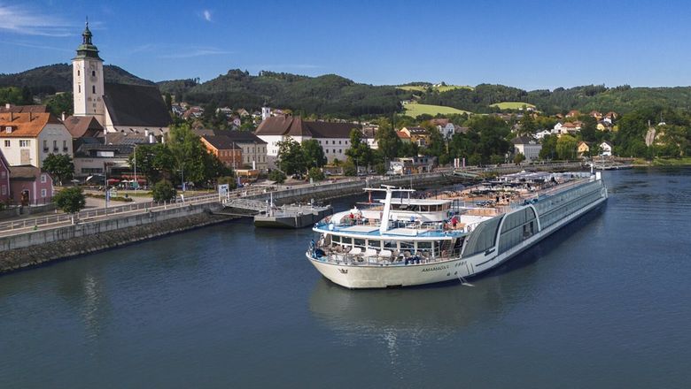 AmaWaterways has relied on ship swaps to keep passengers moving. Featured: AmaMagna in Budapest.
