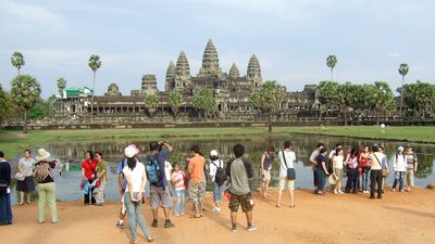 Cambodia’s tourism sector accounts for 13% of the country’s GDP.